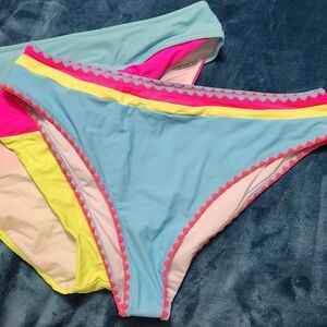 Colorful Bikini Bottoms- top pair only. The other pair listed in closet